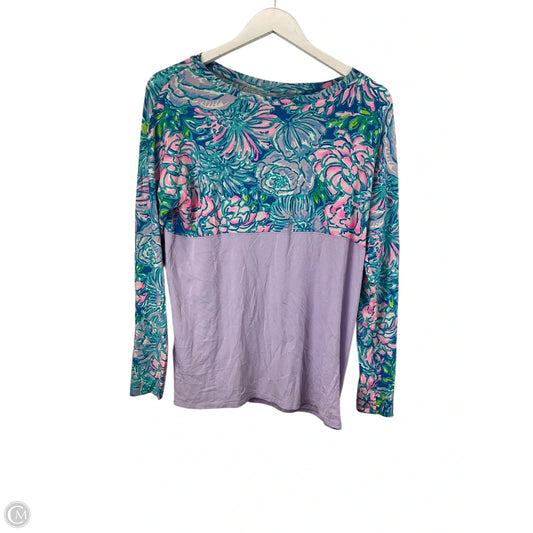 Top Long Sleeve Designer By Lilly Pulitzer In Purple, Size: S