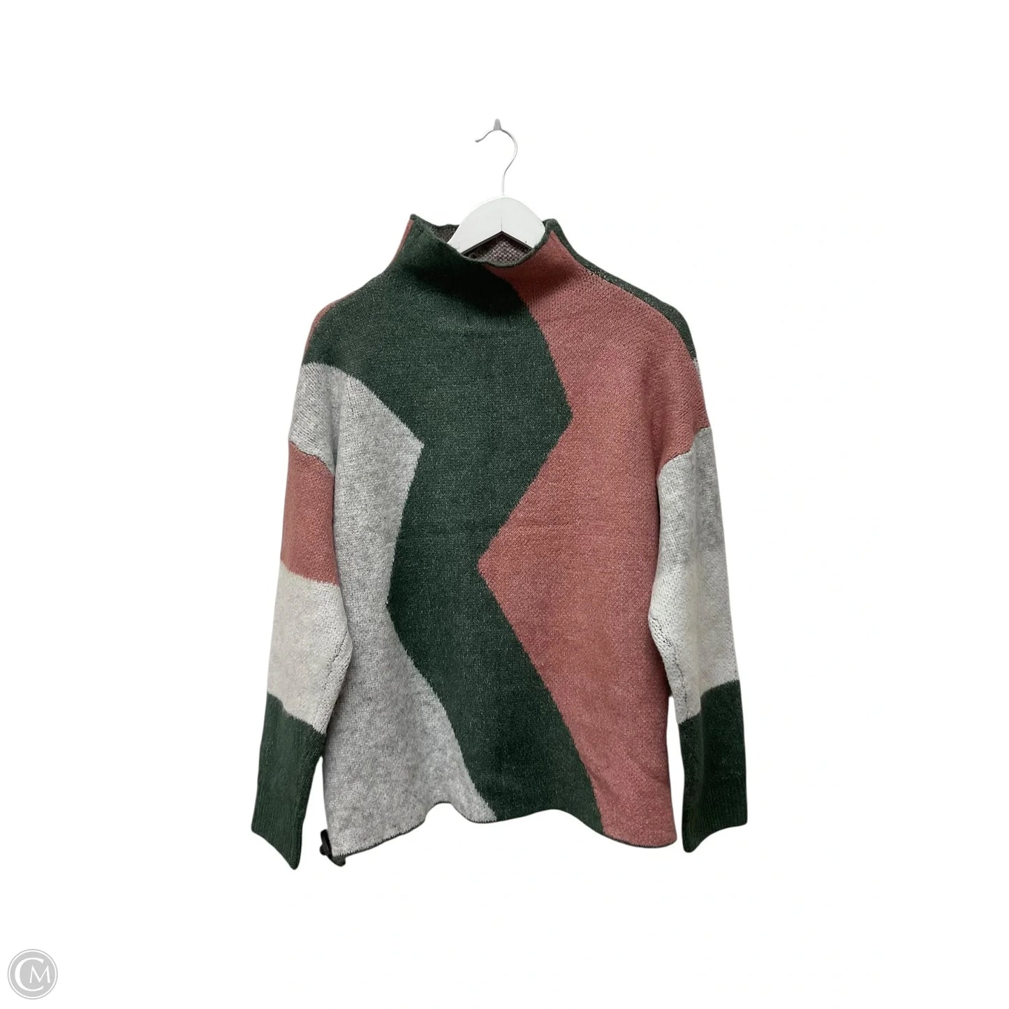Sweater By Entro In Green & Pink, Size: S