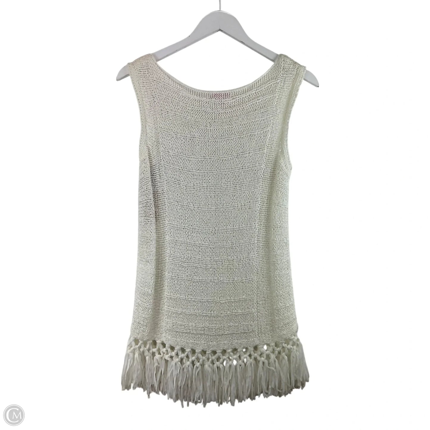 Top Sleeveless Designer By Lilly Pulitzer In White, Size: M