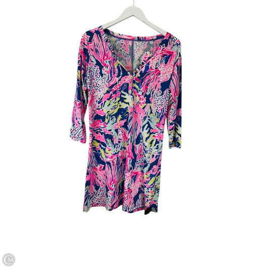 Dress Designer By Lilly Pulitzer In Blue & Pink, Size: S