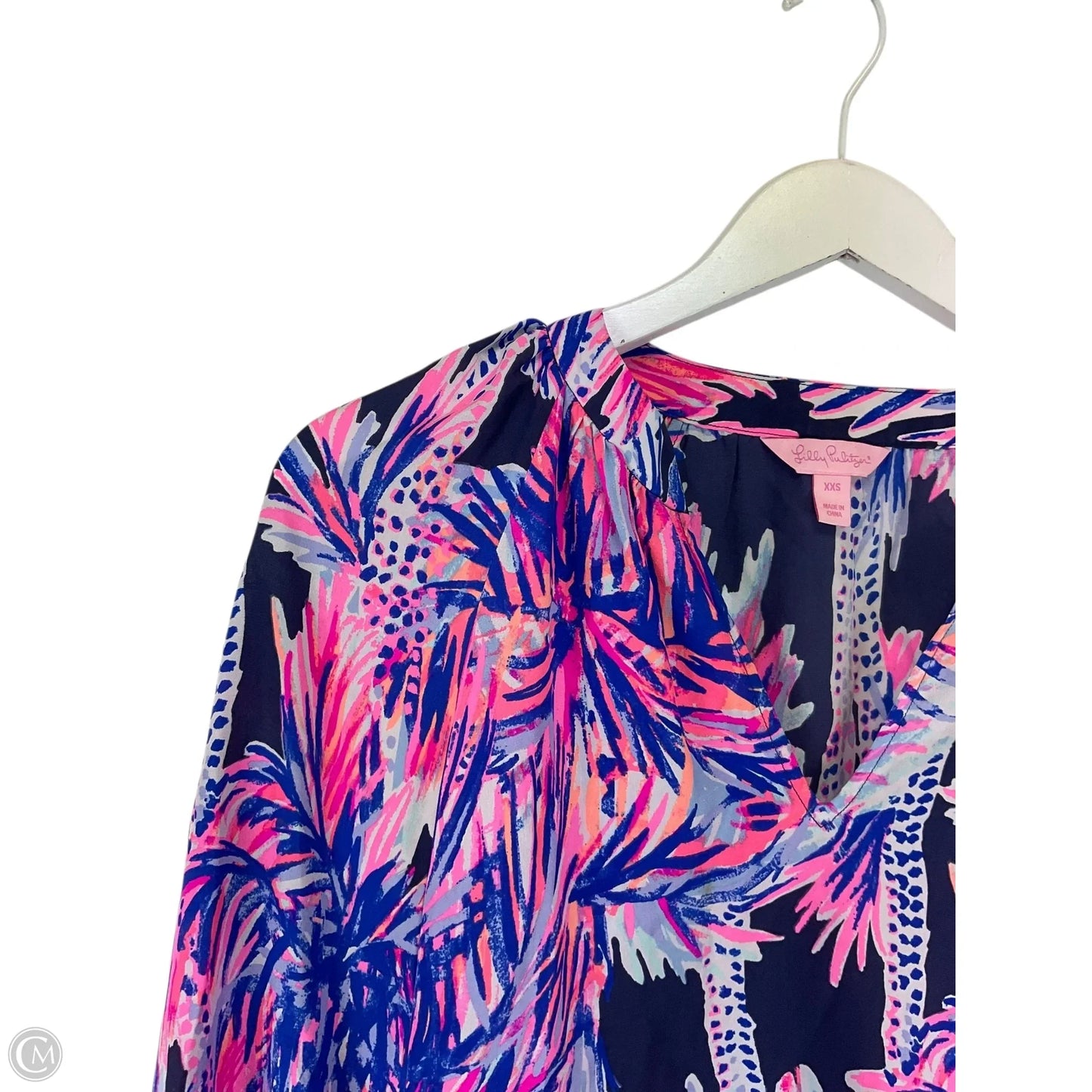 Top Long Sleeve Designer By Lilly Pulitzer In Multi-colored, Size: Xxs