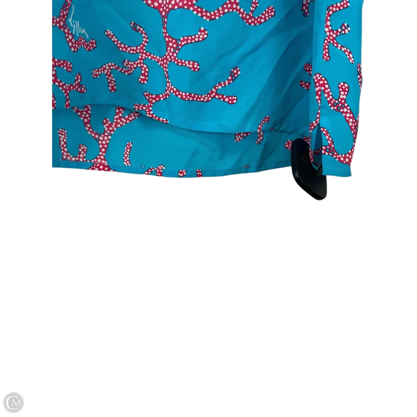 Top Long Sleeve Designer By Lilly Pulitzer In Blue, Size: Xxs