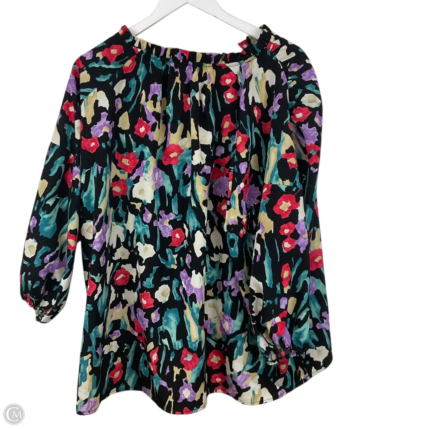 Top Short Sleeve By Entro In Floral Print, Size: M