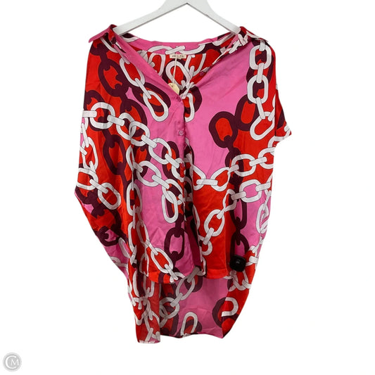 Top Short Sleeve By Jodifl In Red, Size: L