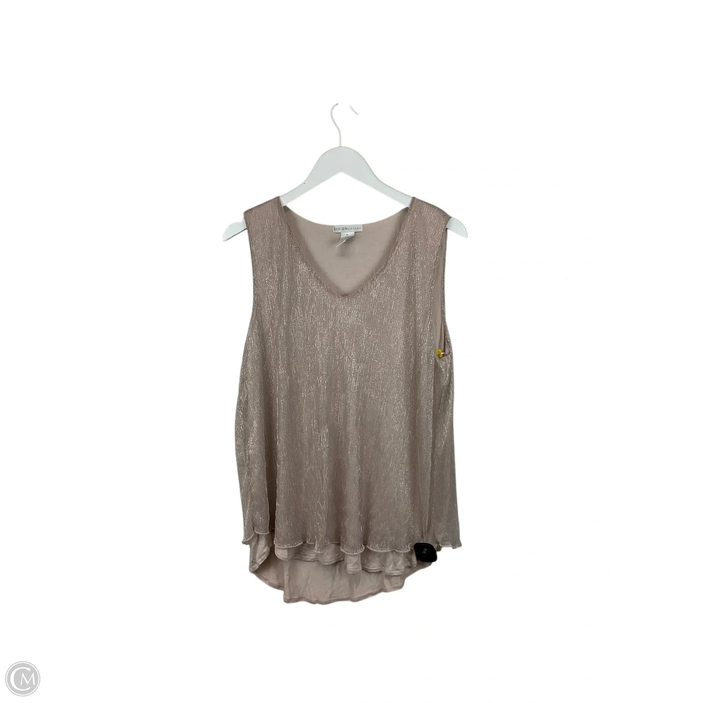 Top Sleeveless By Design History In Pink, Size: Xl