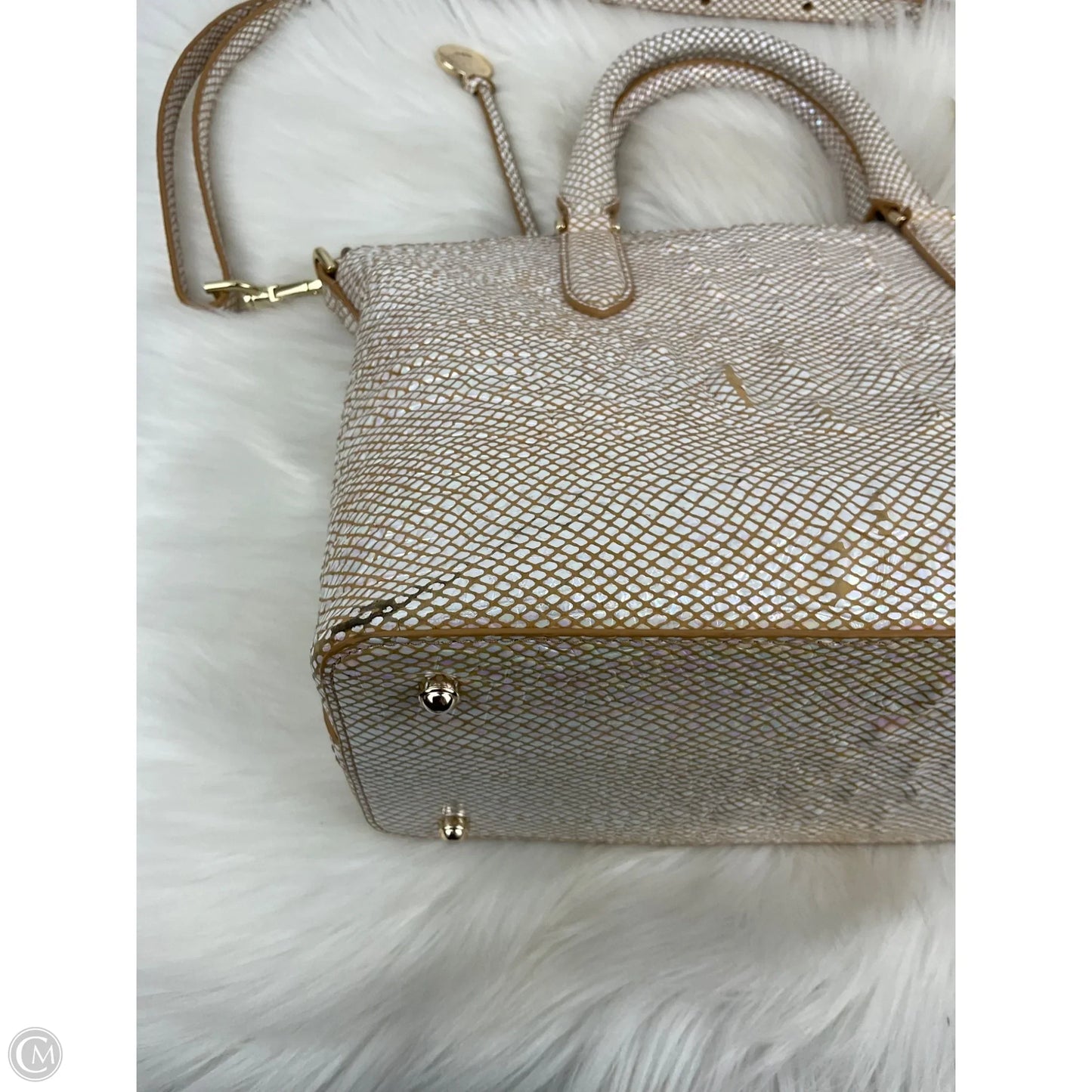 Handbag Designer By Brahmin, Size: Medium