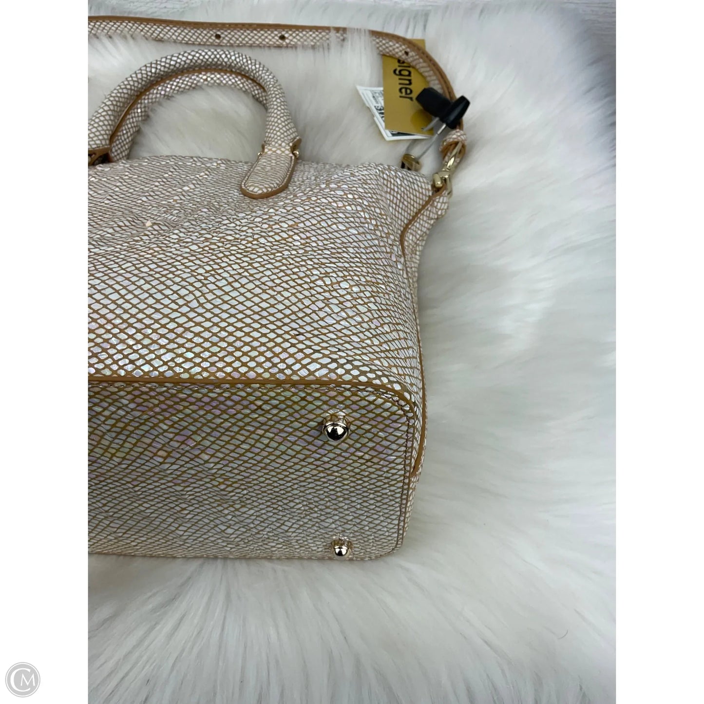 Handbag Designer By Brahmin, Size: Medium