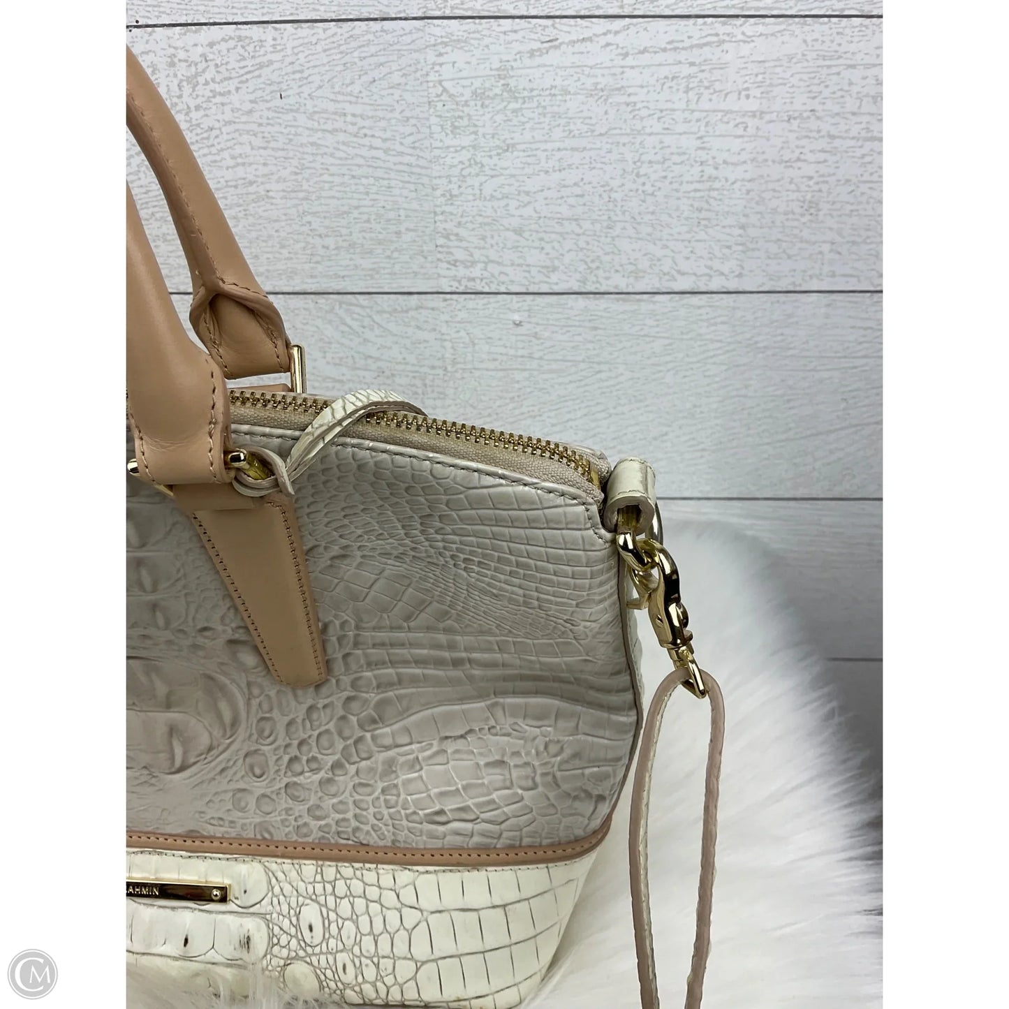 Handbag Designer By Brahmin, Size: Medium