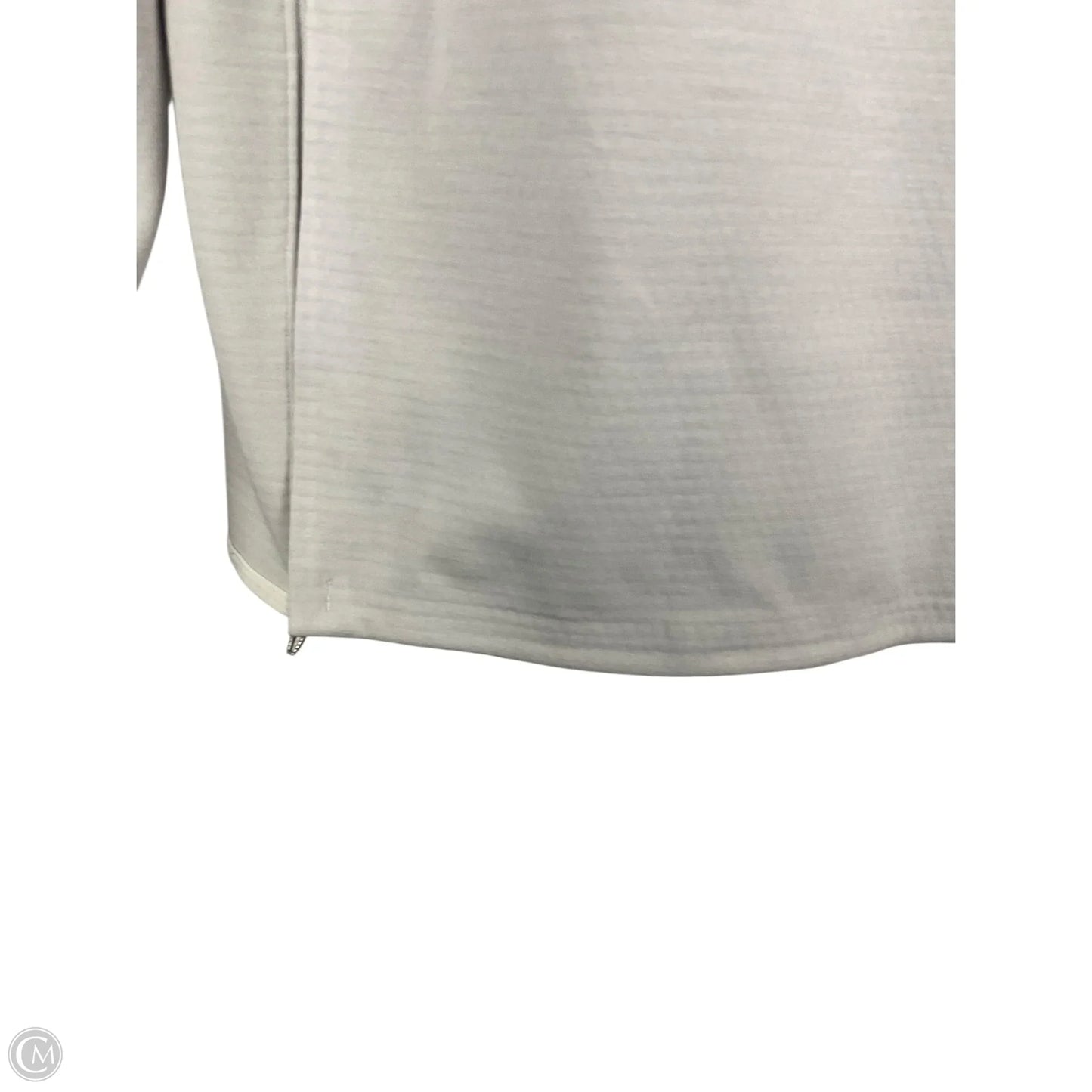 Athletic Sweatshirt Collar By Lululemon In Grey, Size: M