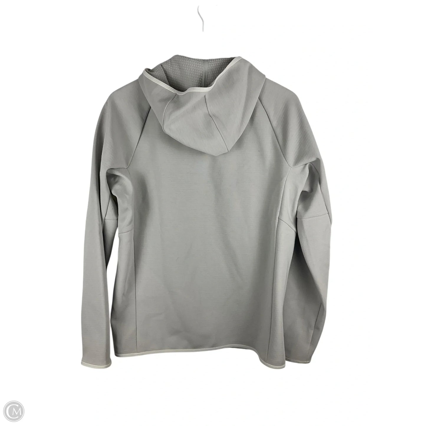 Athletic Sweatshirt Collar By Lululemon In Grey, Size: M