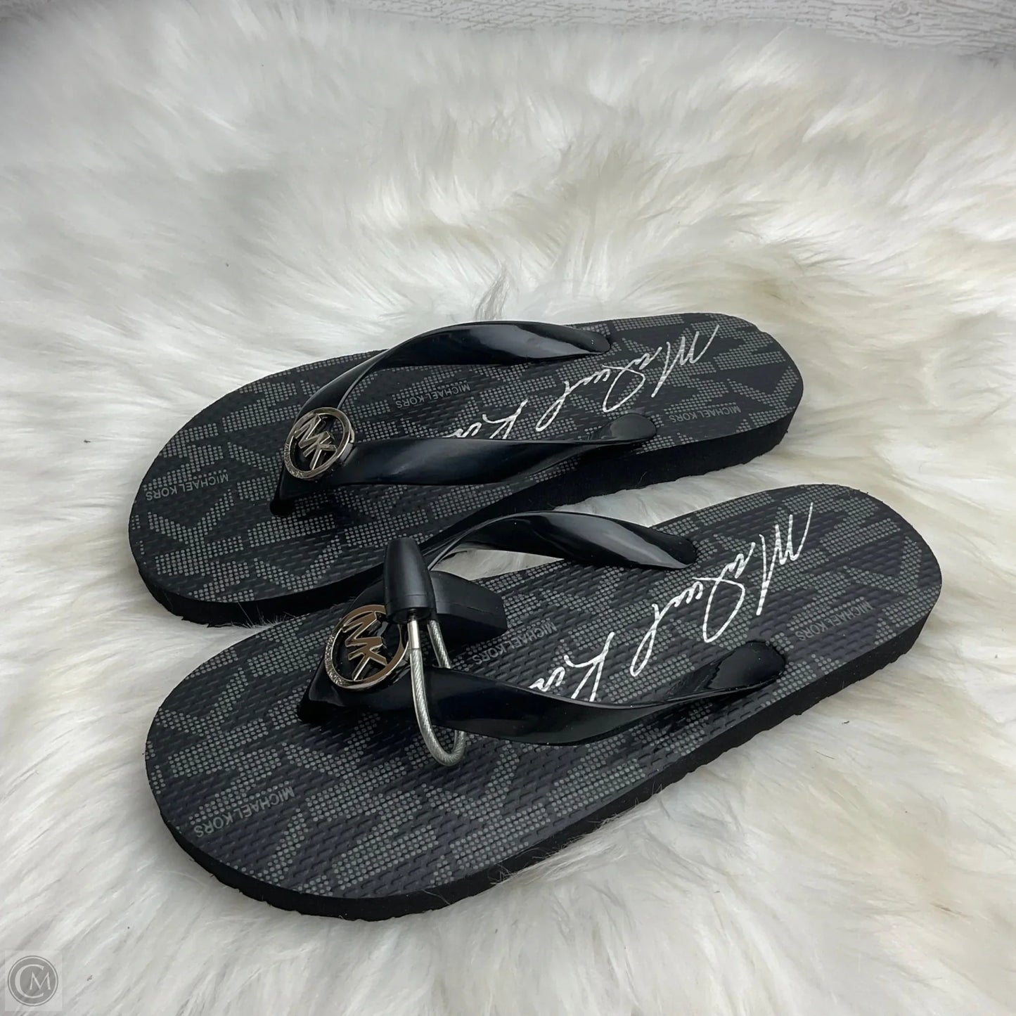 Sandals Designer By Michael Kors In Black, Size: 6