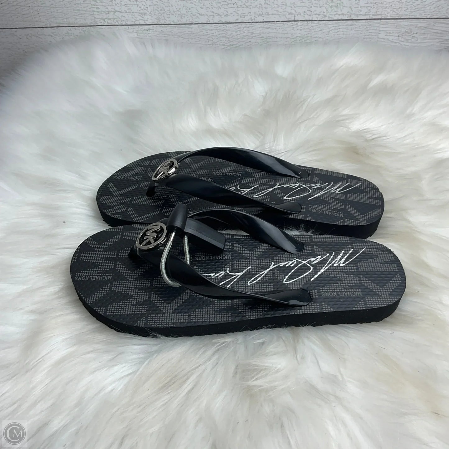 Sandals Designer By Michael Kors In Black, Size: 6