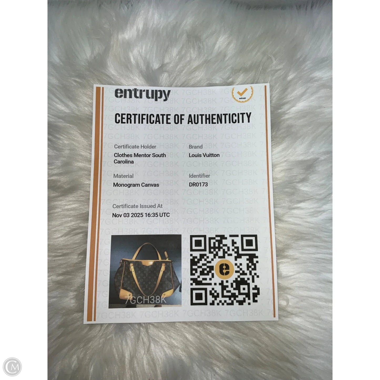 Handbag Luxury Designer By Louis Vuitton, Size: Large