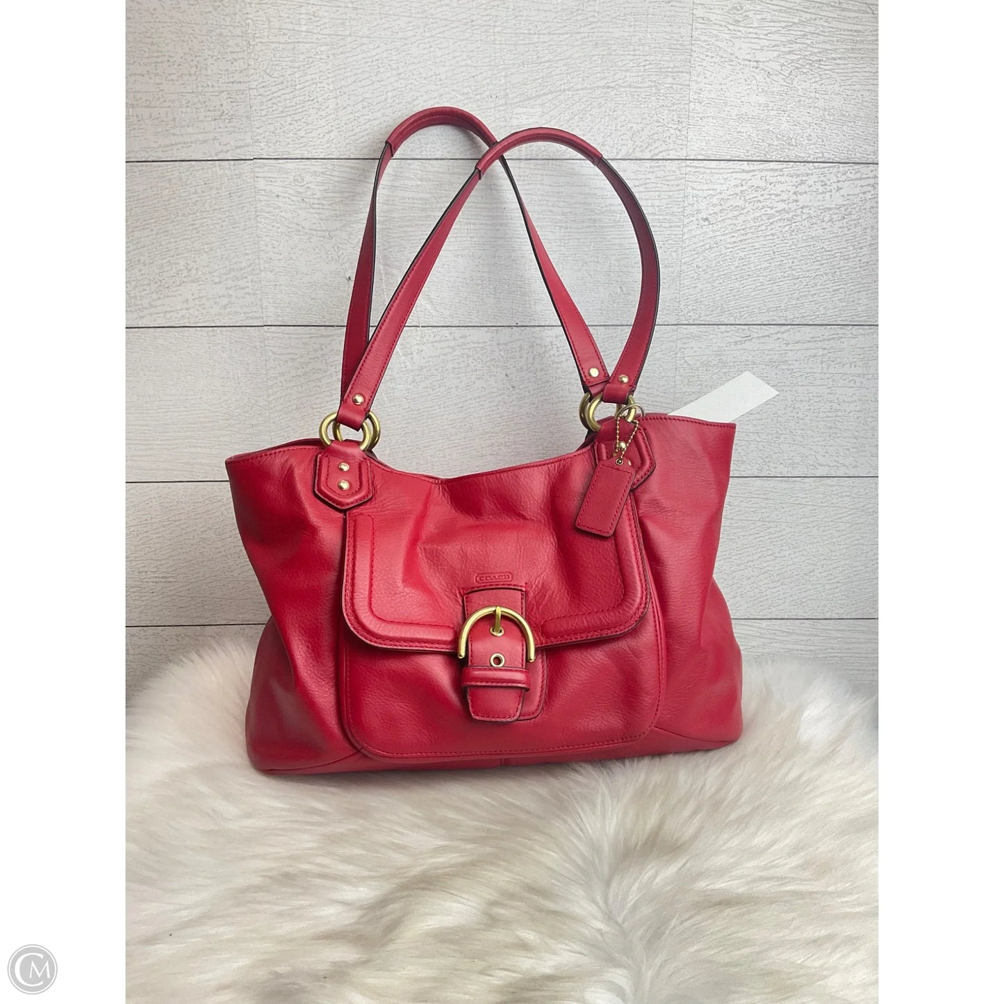 Handbag Designer By Coach, Size: Medium