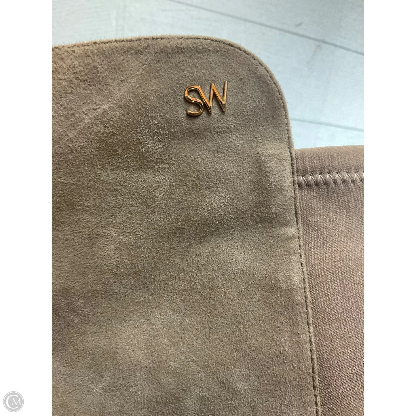 Boots Designer By Stuart Weitzman In Grey, Size: 10.5