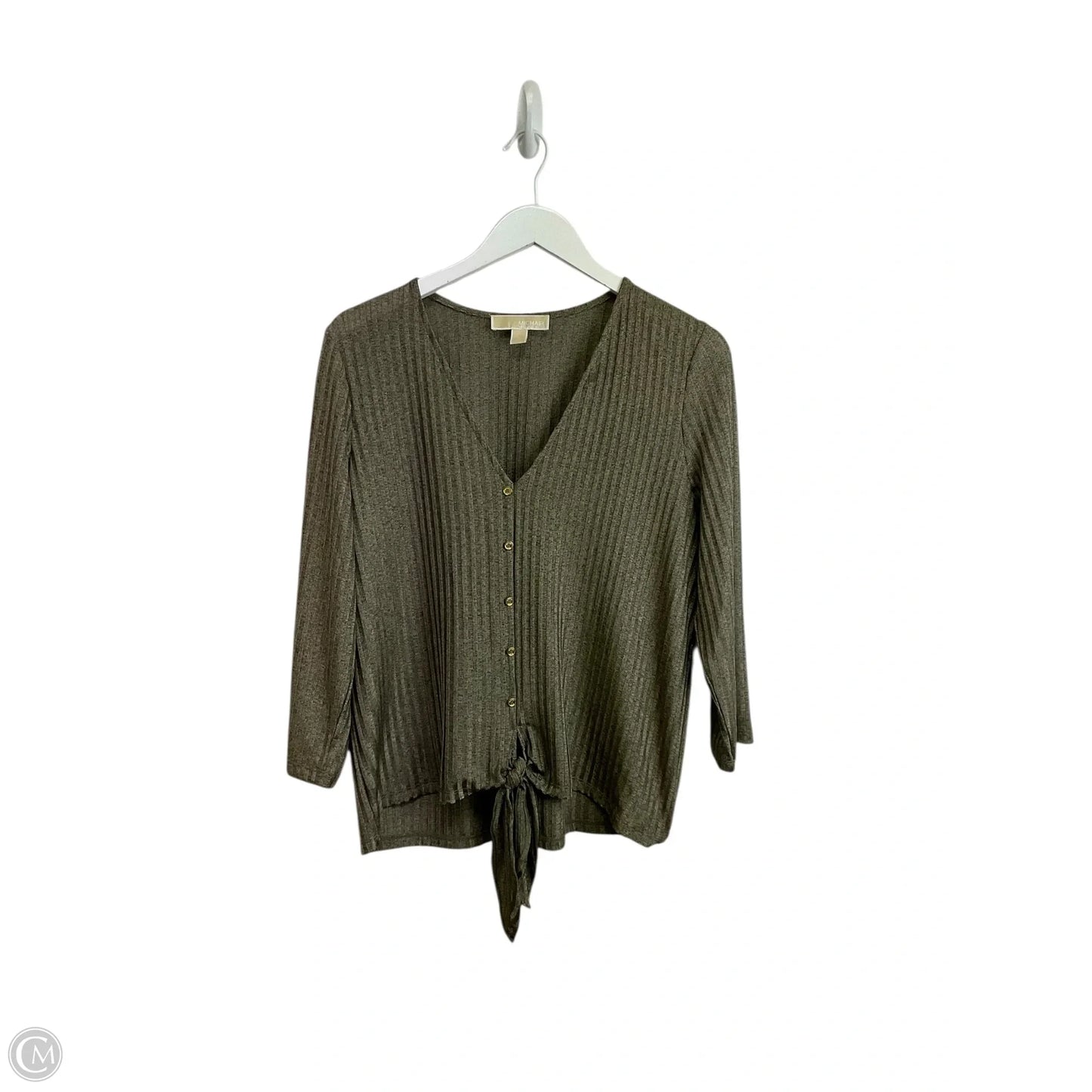 Top Long Sleeve By Michael By Michael Kors In Gold, Size: L