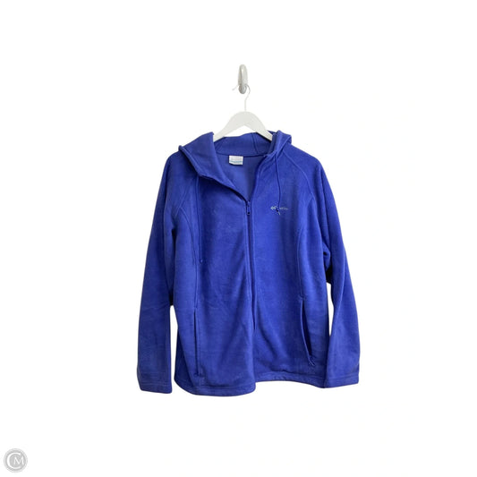 Jacket Fleece By Columbia In Blue, Size: 2x