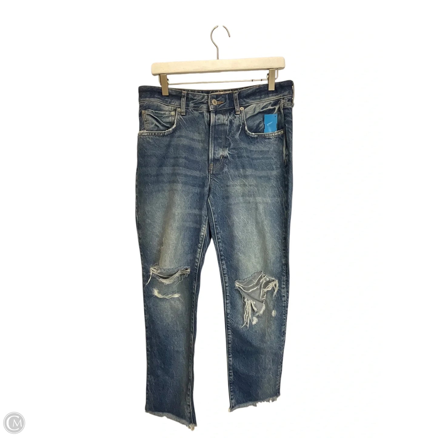 Jeans Straight By We The Free In Blue Denim, Size: 8