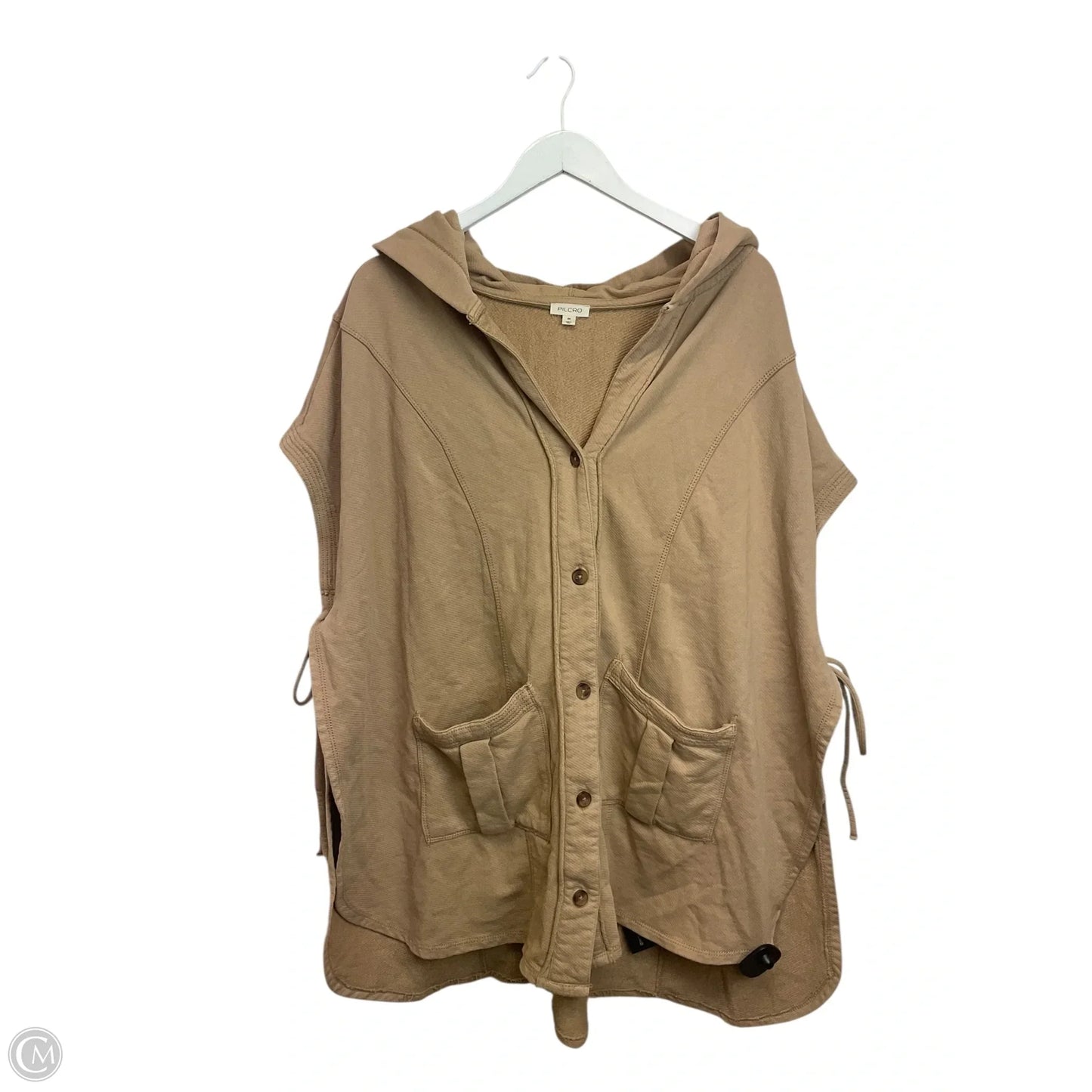 Vest Other By Free People In Tan, Size: 2x