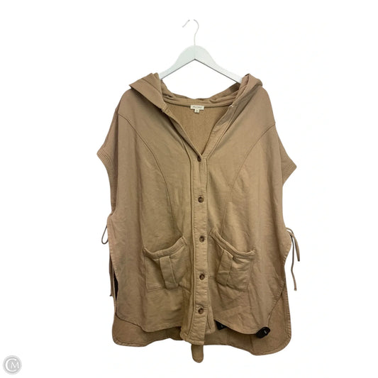Vest Other By Free People In Tan, Size: 2x