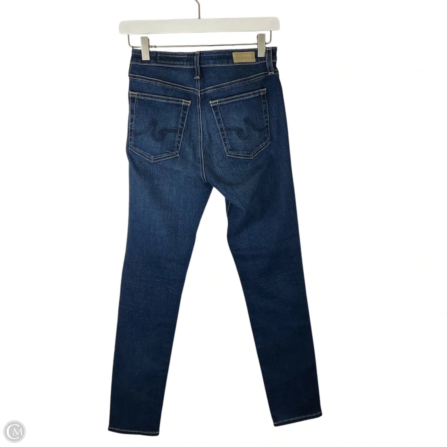 Jeans Skinny By Adriano Goldschmied In Blue Denim, Size: 2