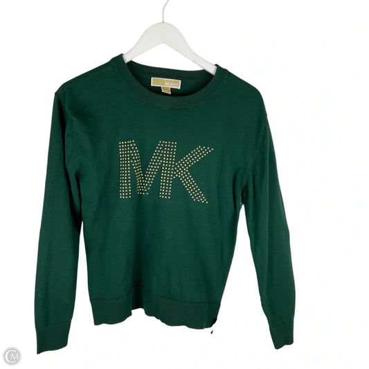 Top Long Sleeve By Michael By Michael Kors In Green, Size: S