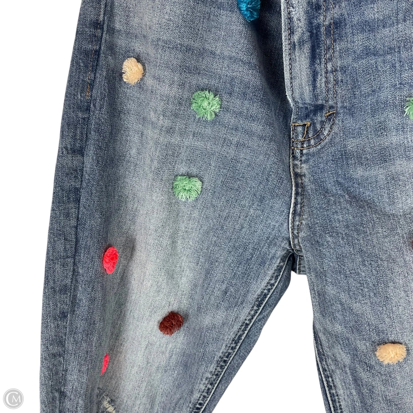 Jeans Straight By Levis In Blue Denim, Size: 4