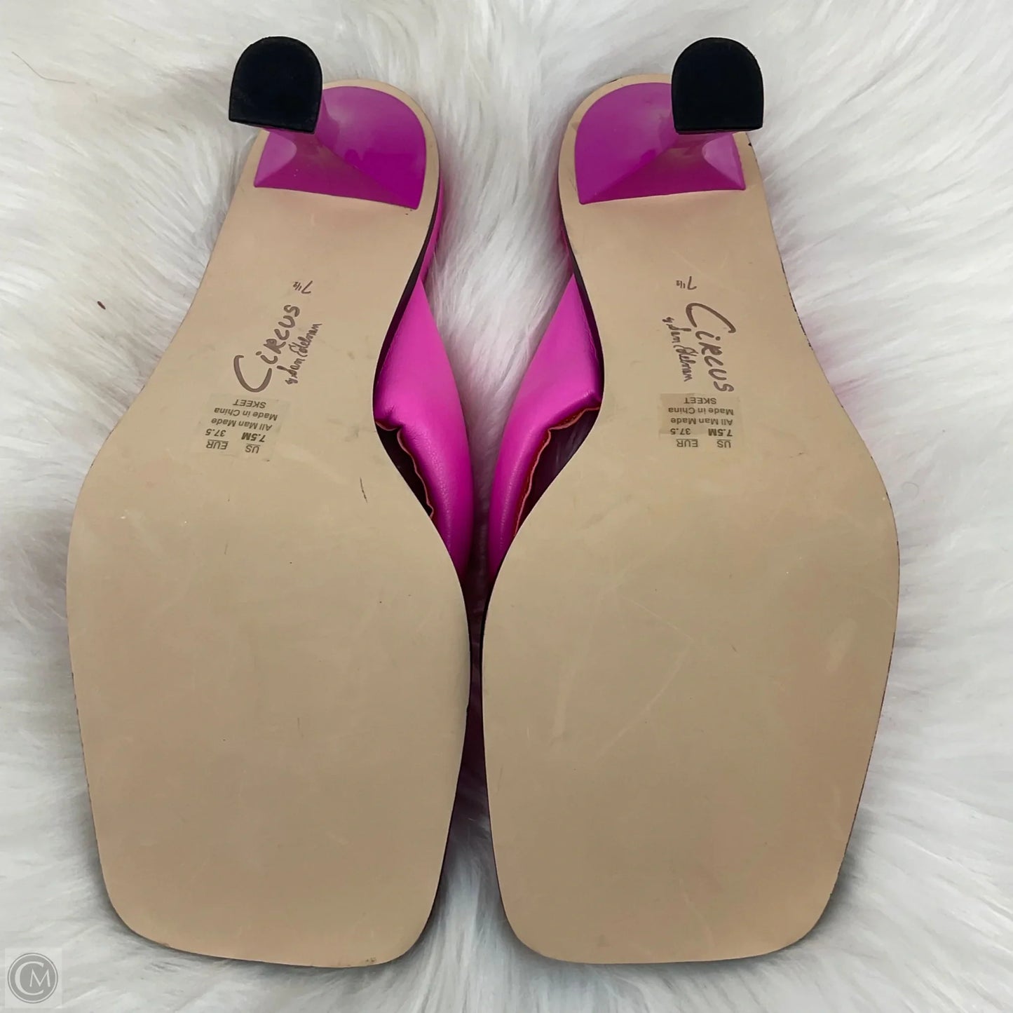 Sandals Heels Stiletto By Clothes Mentor In Pink, Size: 7.5