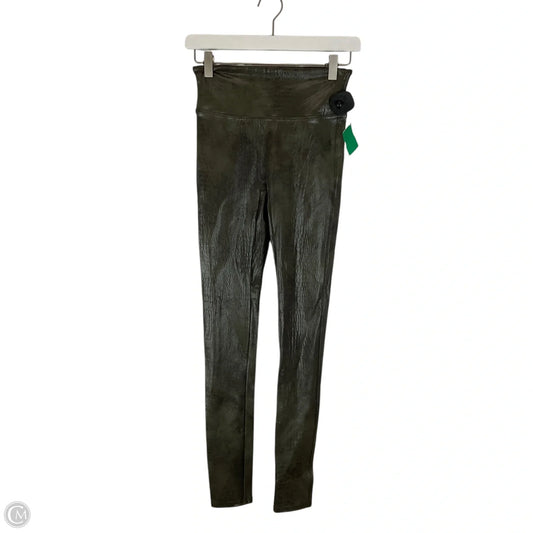 Pants Leggings By Spanx In Green, Size: S
