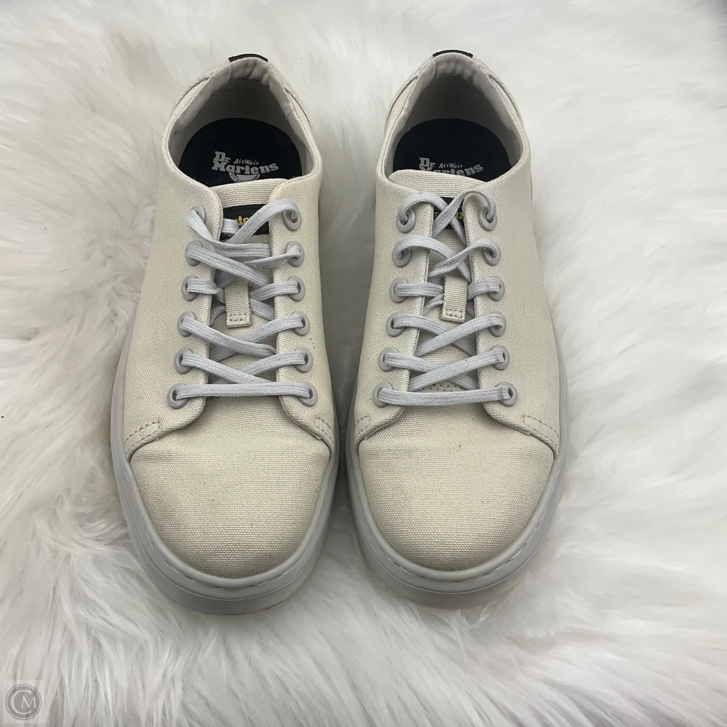 Shoes Sneakers By Dr Martens In Cream, Size: 6