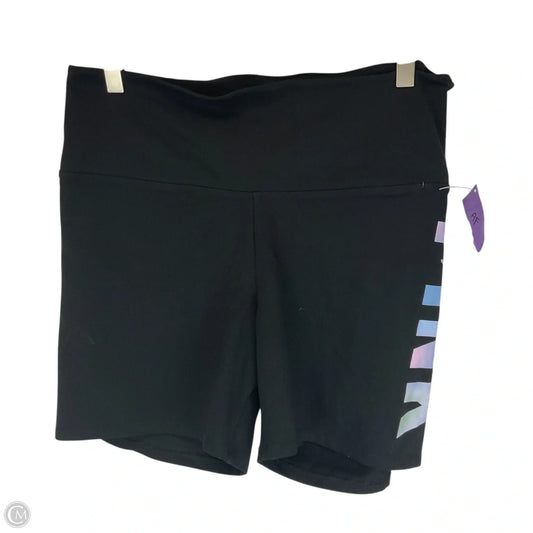 Athletic Shorts By Pink In Black, Size: Xl