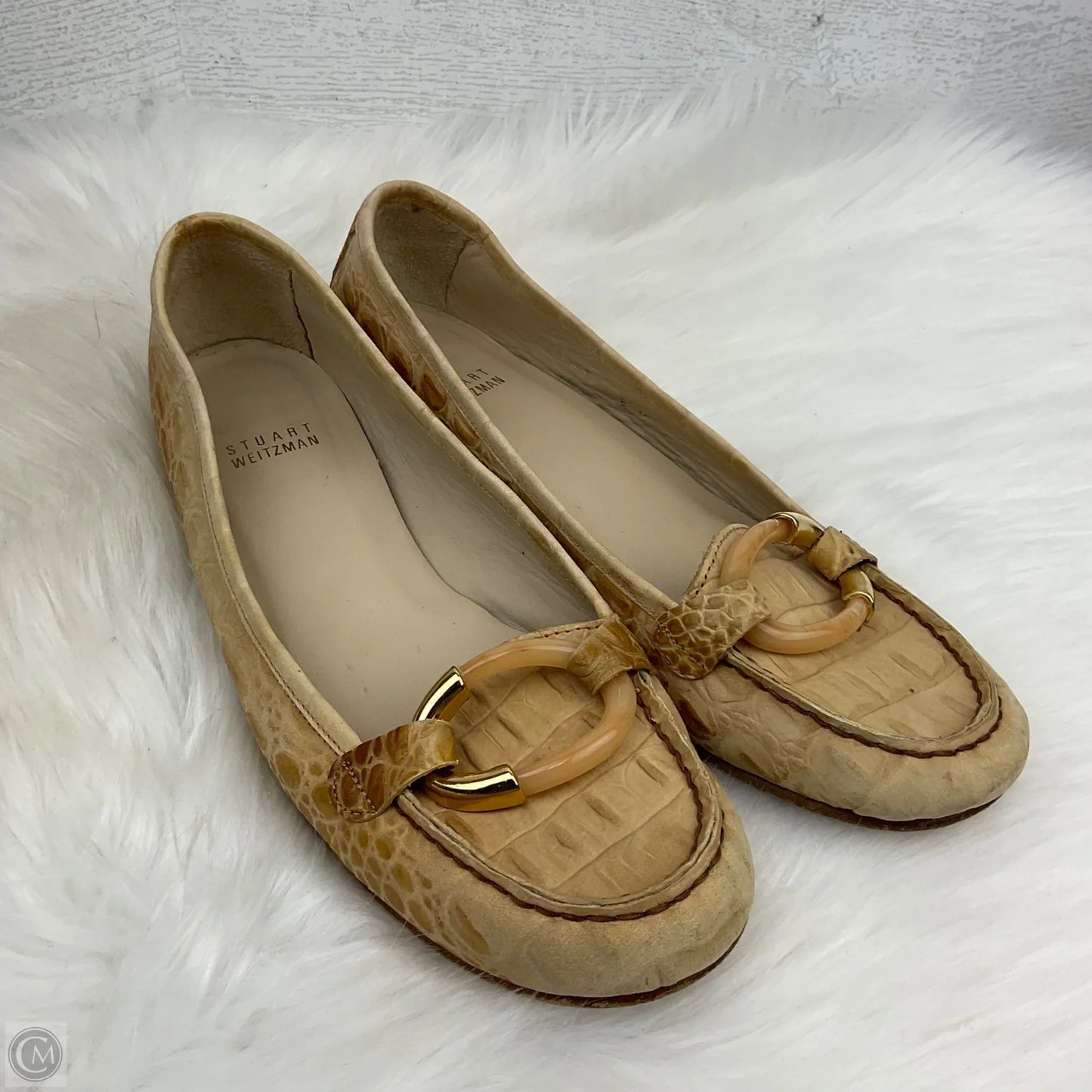 Shoes Designer By Stuart Weitzman In Tan, Size: 8