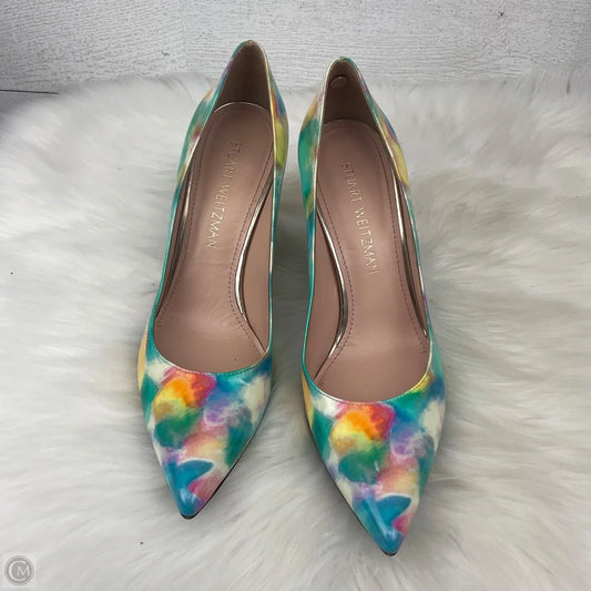 Shoes Designer By Stuart Weitzman In Blue, Size: 8.5