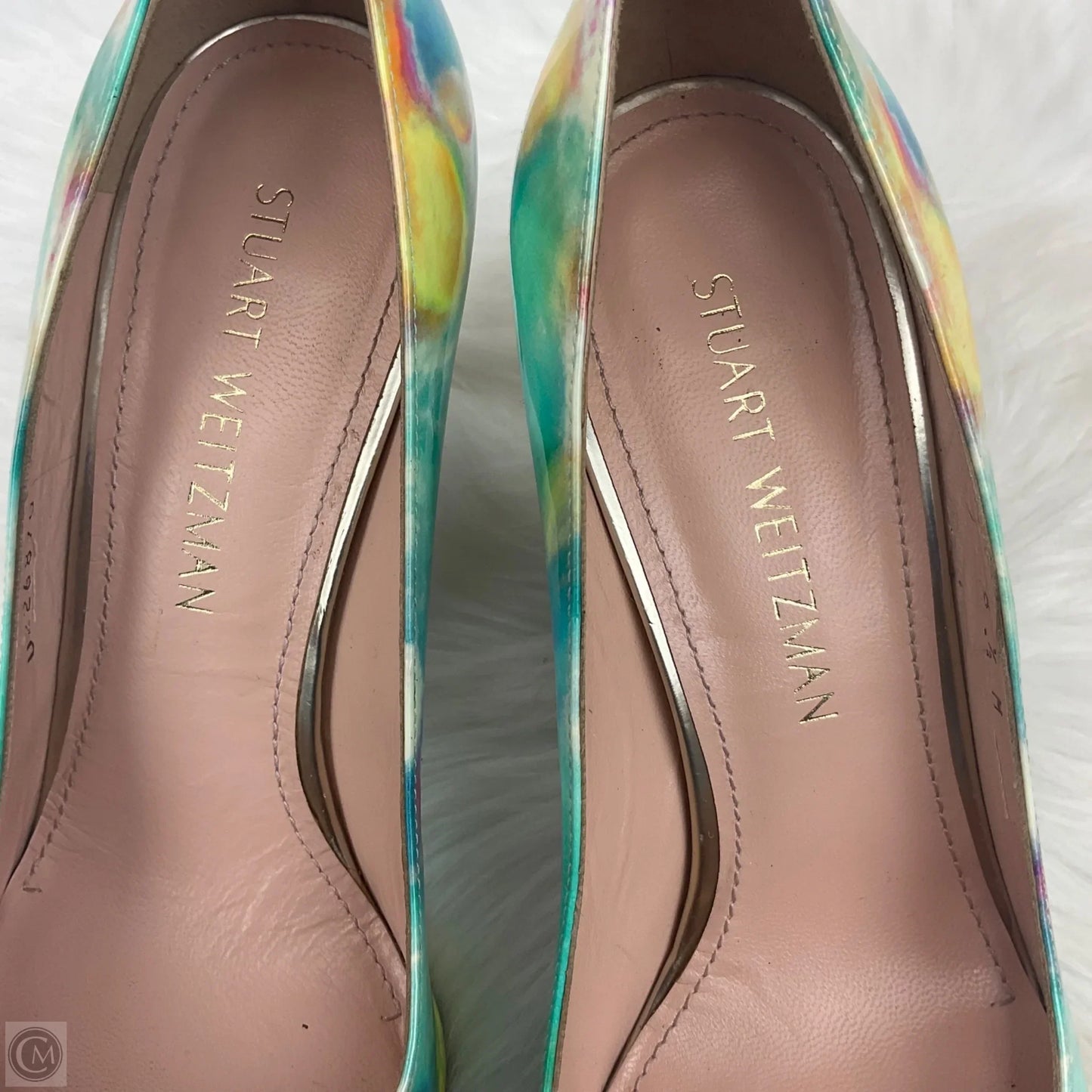 Shoes Designer By Stuart Weitzman In Blue, Size: 8.5