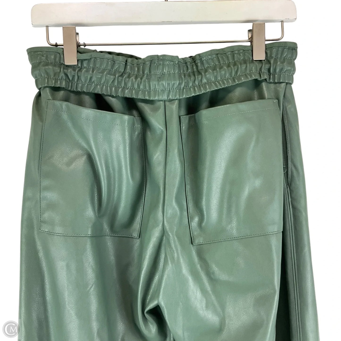 Pants Wide Leg By Zara In Green, Size: S