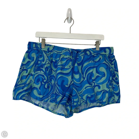 Shorts Designer By Lilly Pulitzer In Blue, Size: L