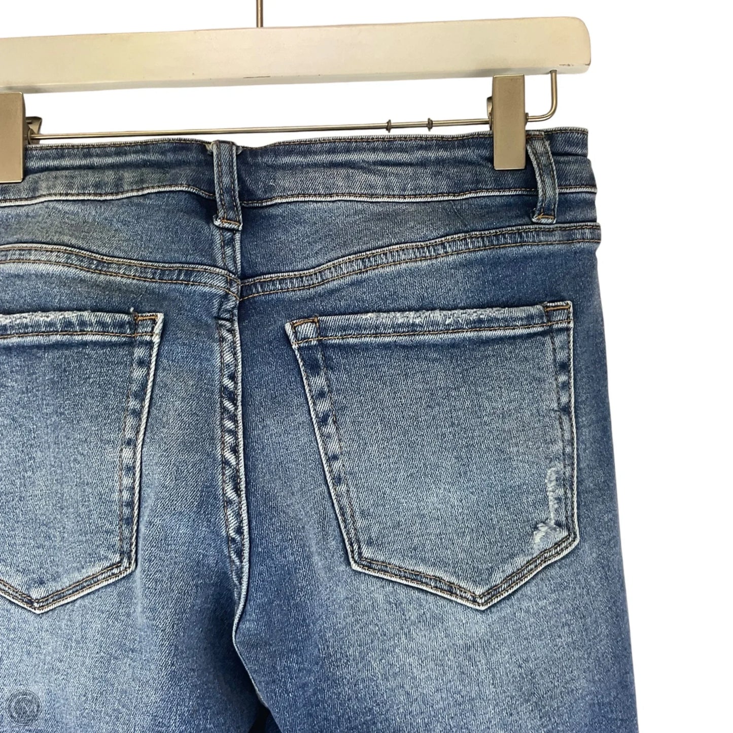 Jeans Boot Cut By Vervet In Blue Denim, Size: 6