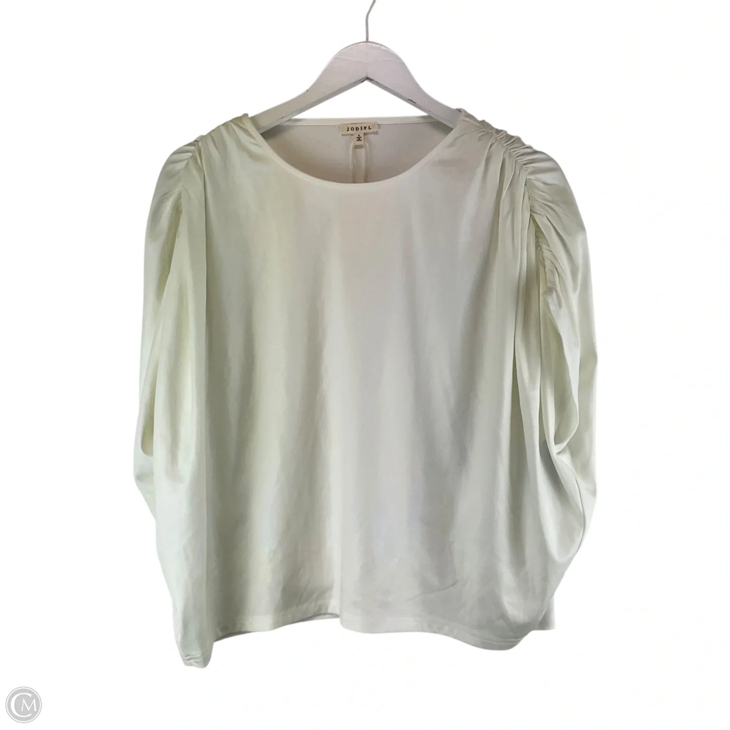 Top Short Sleeve By Jodifl In White, Size: S