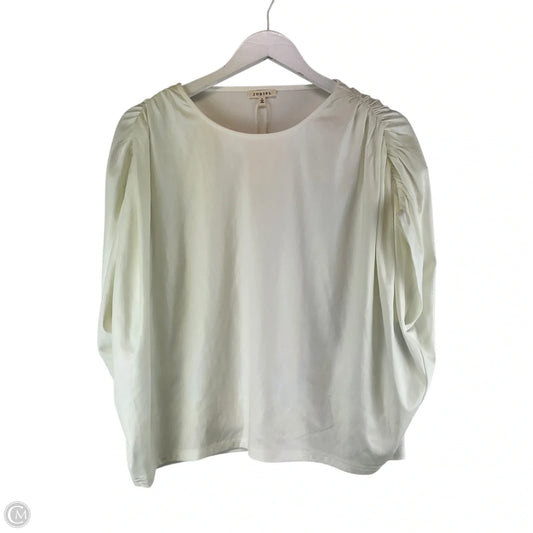 Top Short Sleeve By Jodifl In White, Size: S