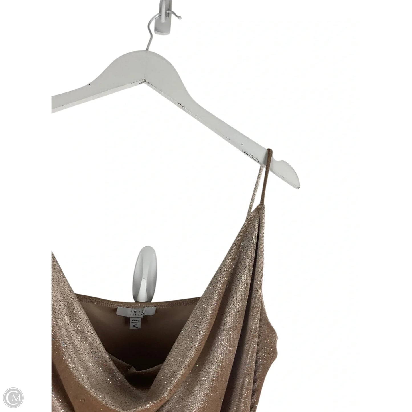 Dress Casual Short By Iris In Gold, Size: Xl