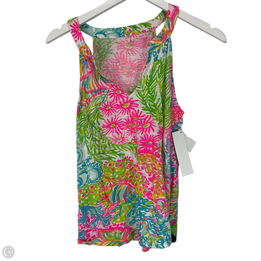 Top Sleeveless Designer By Lilly Pulitzer In Multi-colored, Size: M