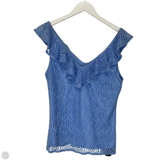 Top Sleeveless Designer By Lilly Pulitzer In Blue, Size: M