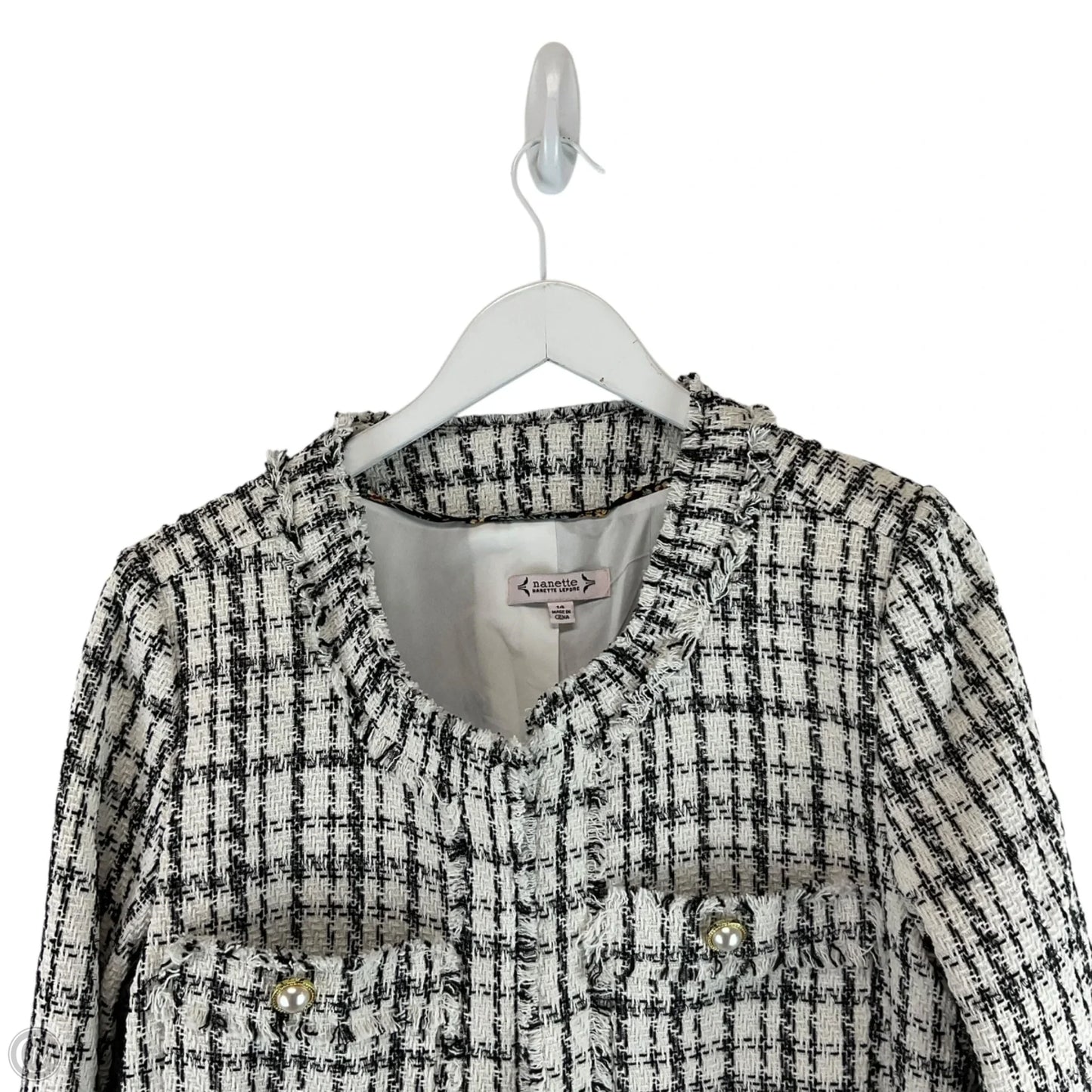Blazer By Nanette By Nanette Lepore In Black, Size: 14