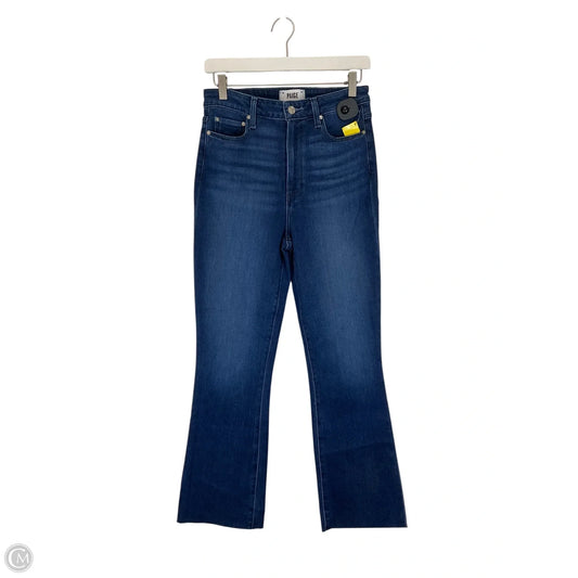 Jeans Wide Leg By Paige In Blue Denim, Size: 6