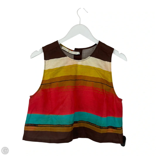 Top Sleeveless By Marie Oliver In Multi-colored, Size: M