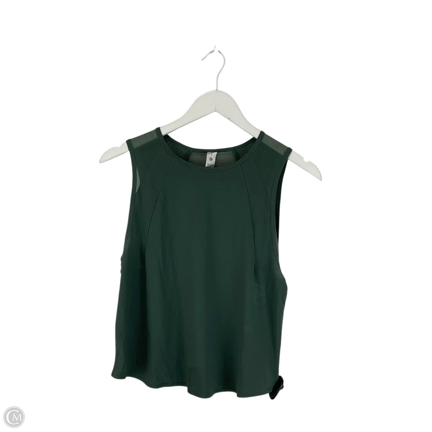 Athletic Tank Top By Lululemon In Green, Size: 8