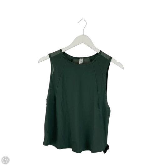 Athletic Tank Top By Lululemon In Green, Size: 8