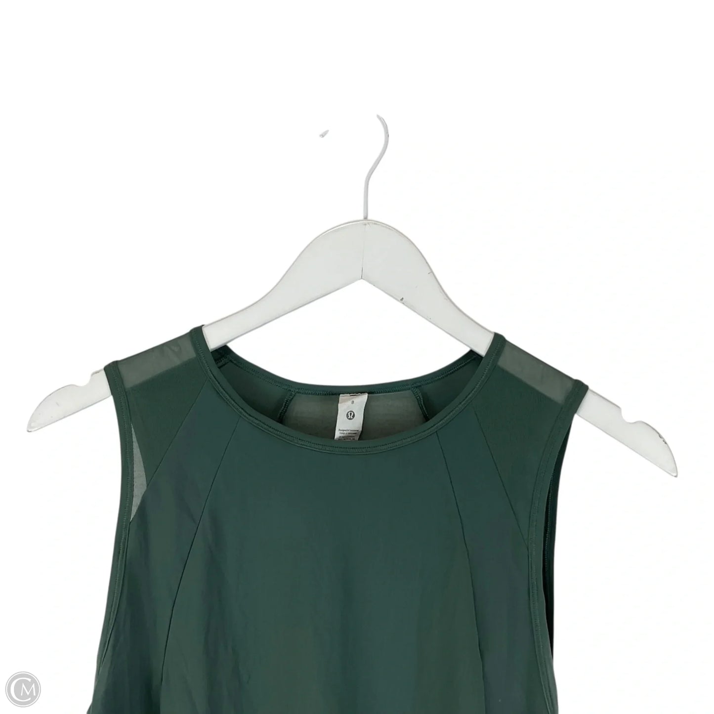 Athletic Tank Top By Lululemon In Green, Size: 8