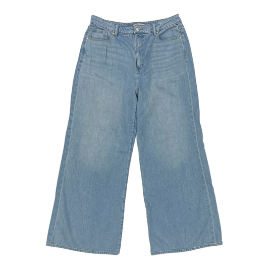 Jeans Wide Leg By Loft In Blue Denim, Size:12