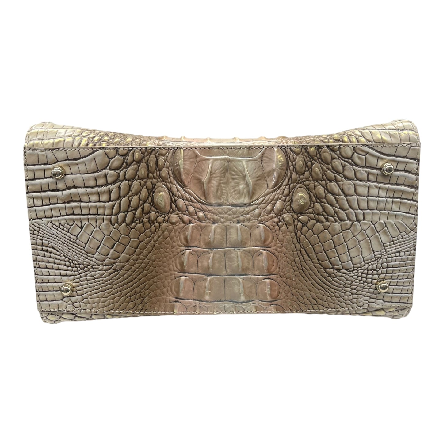 Handbag Designer By Brahmin In Tan, Size:Medium